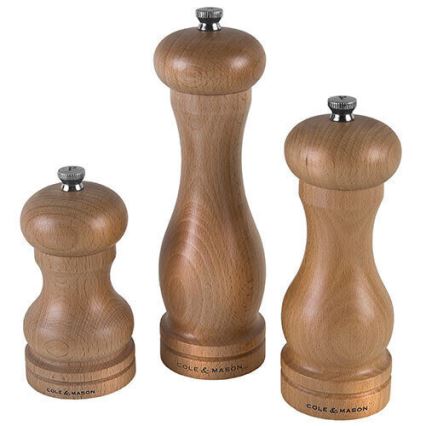 Cole&Mason - Molinillo de sal CAPSTAN HAYA haya 20 cm
