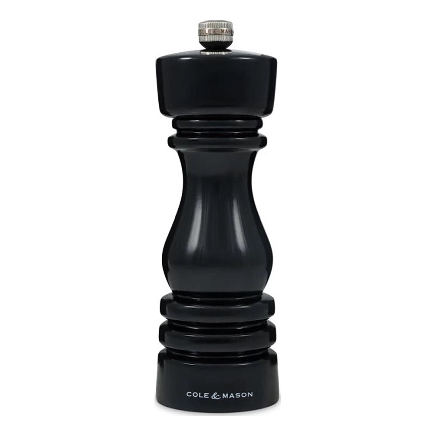 Cole&Mason - Molinillo de sal LONDON 18 cm haya/negro