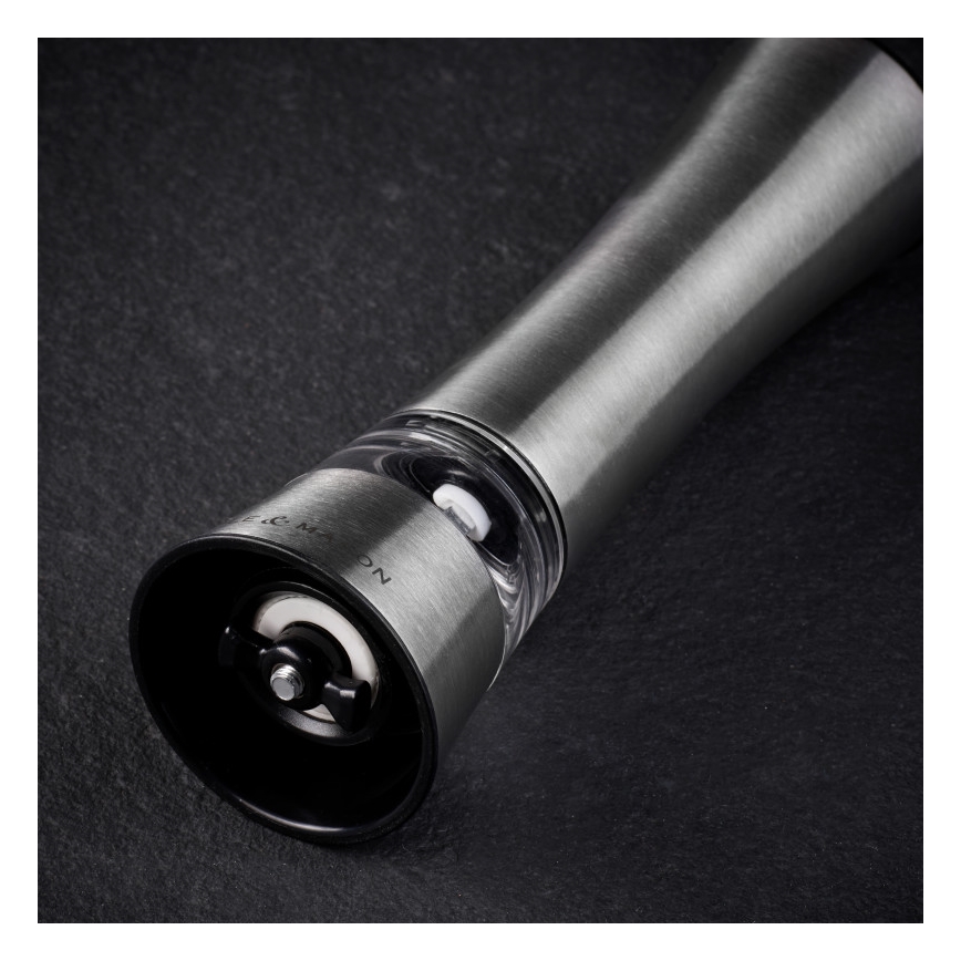 Cole&Mason - Eléctrico salt or pepper grinder BURFORD 4xAAA 18 cm cromo mate