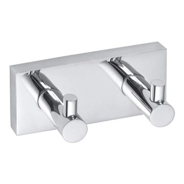 Colgador 12x5,5 cm plateado