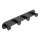 Colgador 25,5x4,5 cm acero inoxidable/negro