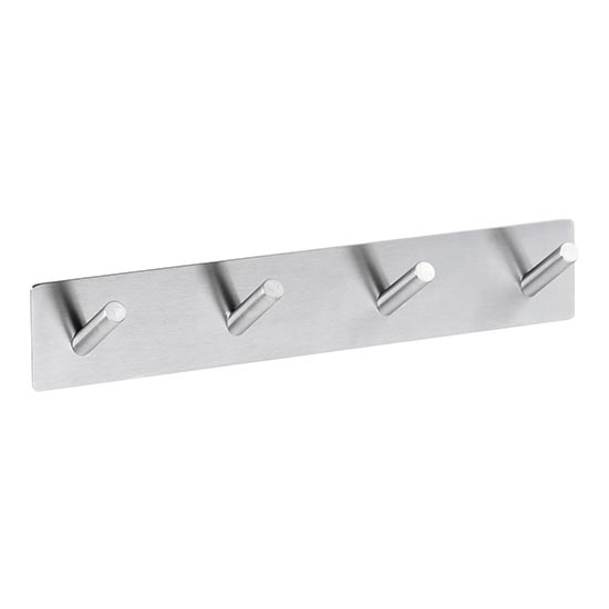 Colgador 25,5x4,5 cm acero inoxidable/plateado
