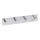 Colgador 25,5x4,5 cm acero inoxidable/plateado