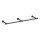 Colgador de pared para perchas LINEA negro