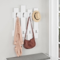 Colgador de pared WAVE 81x64 cm blanco