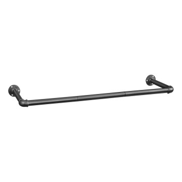 Colgador mural para perchas LINEA negro