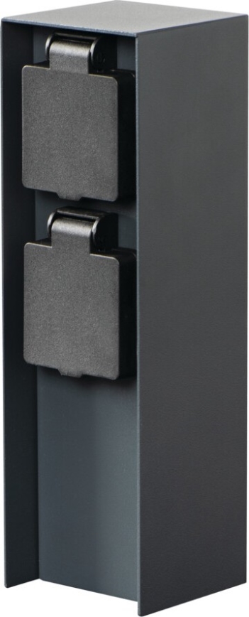 Columna de enchufe exterior DASTO 2Z Tipo E 230V IP44 antracita