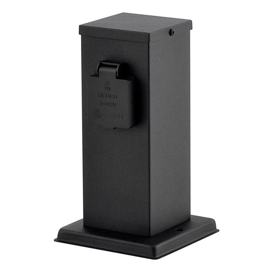 Columna de enchufe para exterior 2Z SCHUKO 230V antracita IP44