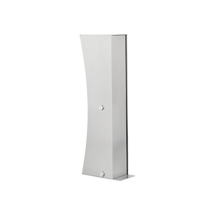 Columna de enchufes exterior 2 tomas SCHUKO 230V IP44 cromo mate