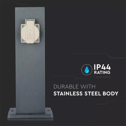Columna de enchufes exterior 2Z 230V IP44