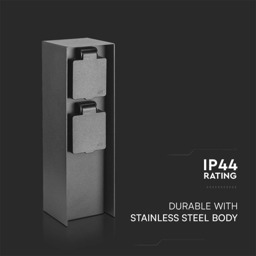 Columna de toma de exterior 2Z 230V IP44