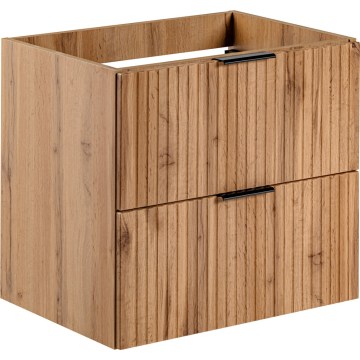 COMAD ADEL OAK 82-60-B-2S - Mueble bajo lavabo ADEL 57x60,2 cm roble