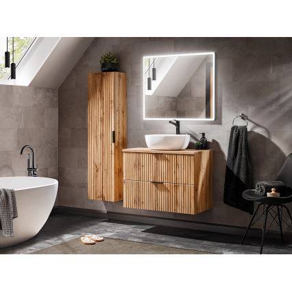 COMAD ADEL OAK 82-60-B-2S - Mueble bajo lavabo ADEL 57x60,2 cm roble
