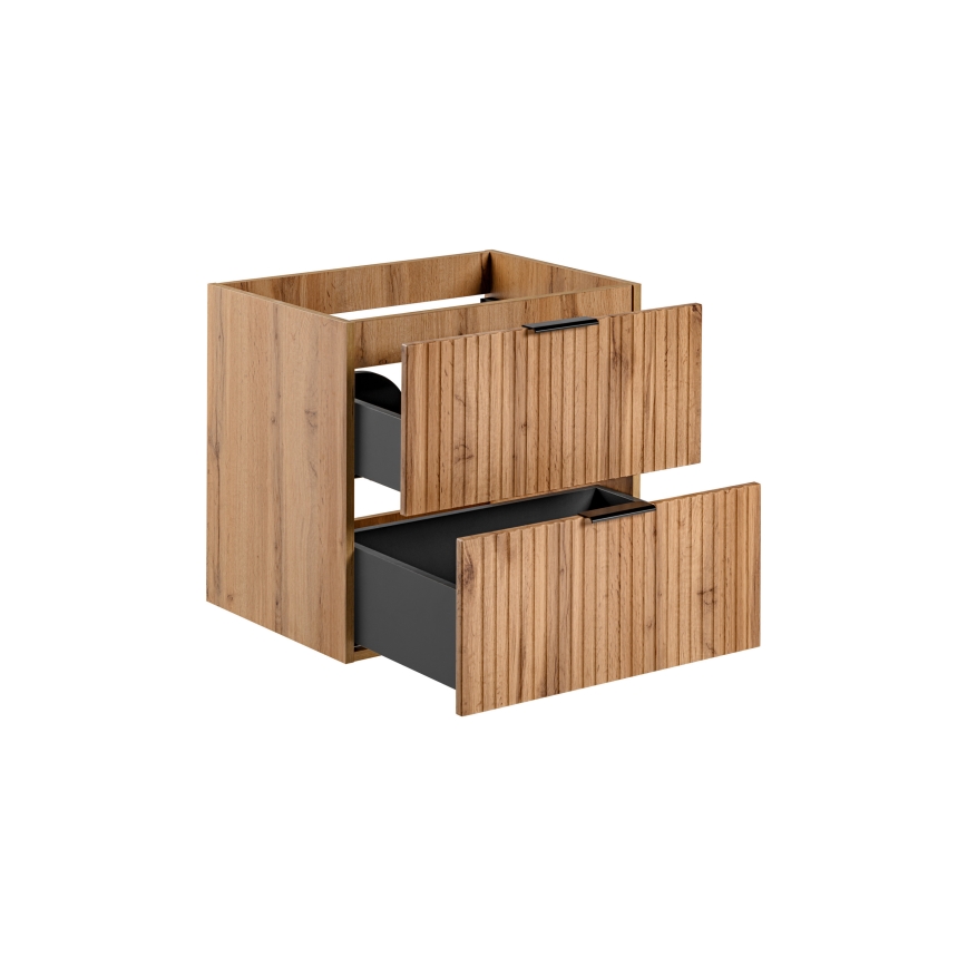 COMAD ADEL OAK 82-60-B-2S - Mueble bajo lavabo ADEL 57x60,2 cm roble