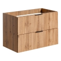 COMAD ADEL OAK 82-80-B-2S - Mueble de baño bajo lavabo ADEL 57 x 80,2 cm, acabado en roble