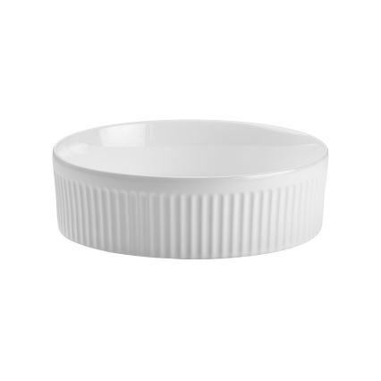 COMAD BEYOND 2 BLANCO (E-6565) - Lavabo sobre encimera BEYOND diámetro 36 cm cerámica/blanco brillante