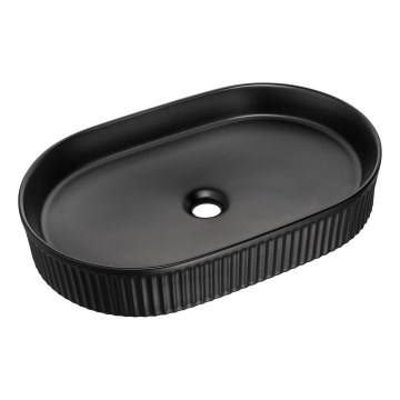 COMAD BEYOND 3 BLACK (E-6531) - Lavabo para encimera BEYOND 56x36 cm cerámica/negro mate