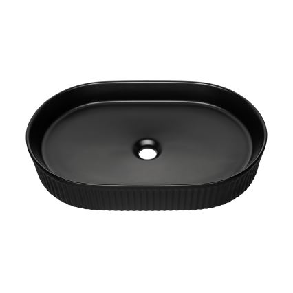 COMAD BEYOND 3 BLACK ( E-6531 ) - Lavabo sobre encimera BEYOND 56x36 cm cerámica/negro mate