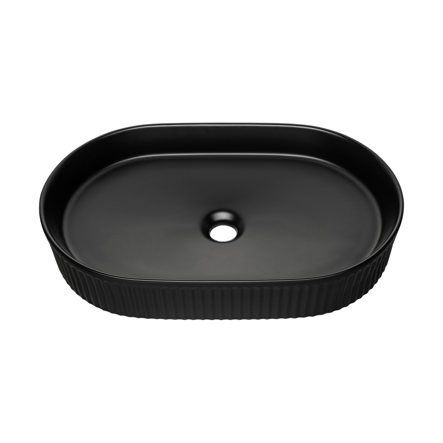 COMAD BEYOND 3 BLACK ( E-6531 ) - Lavabo sobre encimera BEYOND 56x36 cm cerámica/negro mate