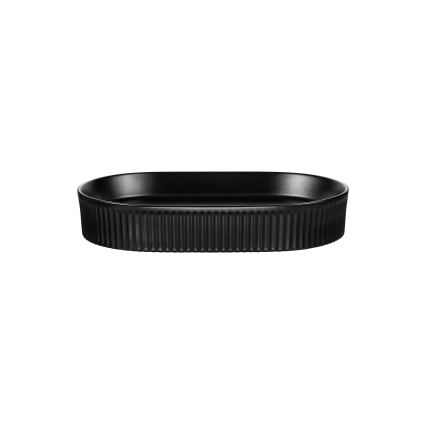 COMAD BEYOND 3 BLACK ( E-6531 ) - Lavabo sobre encimera BEYOND 56x36 cm cerámica/negro mate
