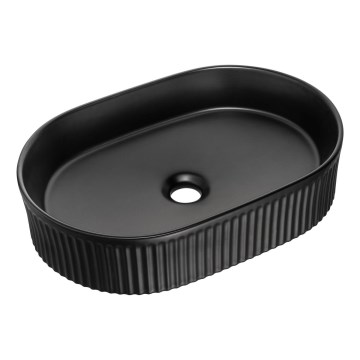COMAD BEYOND 5 BLACK ( E-6564 ) - Lavabo para encimera BEYOND 48x32,5 cm cerámica/negro mate
