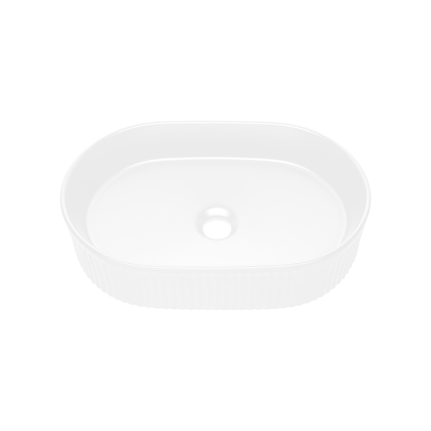 COMAD BEYOND 5 WHITE ( E-6564 ) - Lavabo para encimera BEYOND 48x32,5 cm cerámica/blanco mate