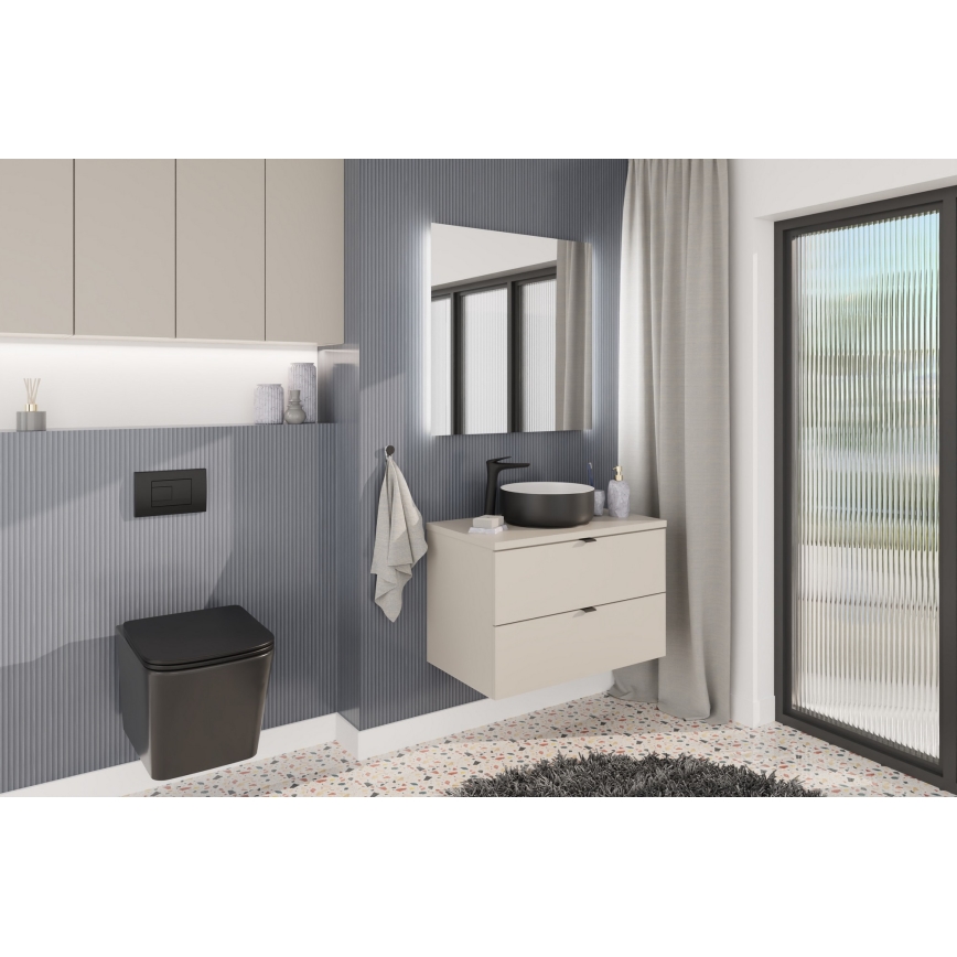 COMAD DALIA CASHMERE 82-80-46-2S - Mueble de baño bajo lavabo DALIA en color beige