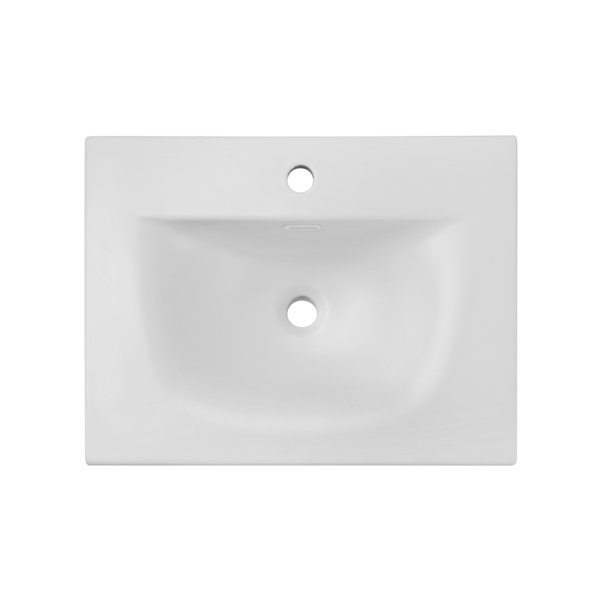 COMAD SKY 1 60 DP MATT WHITE - Lavabo encastrado SKY 46x61 cm blanco mate