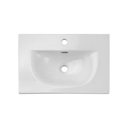 COMAD SKY 3 60CM DP ( E-8099-3-60 ) - Lavabo empotrado SKY 61x40 cm cerámica/blanco mate