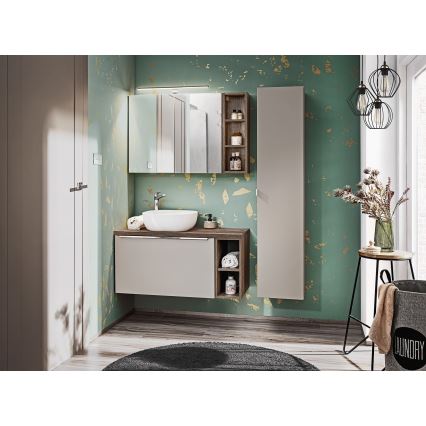 COMAD UM-6252 SMILE 40 DP - Lavabo para encimera SMILE 41x41 cm cerámica/blanco brillante