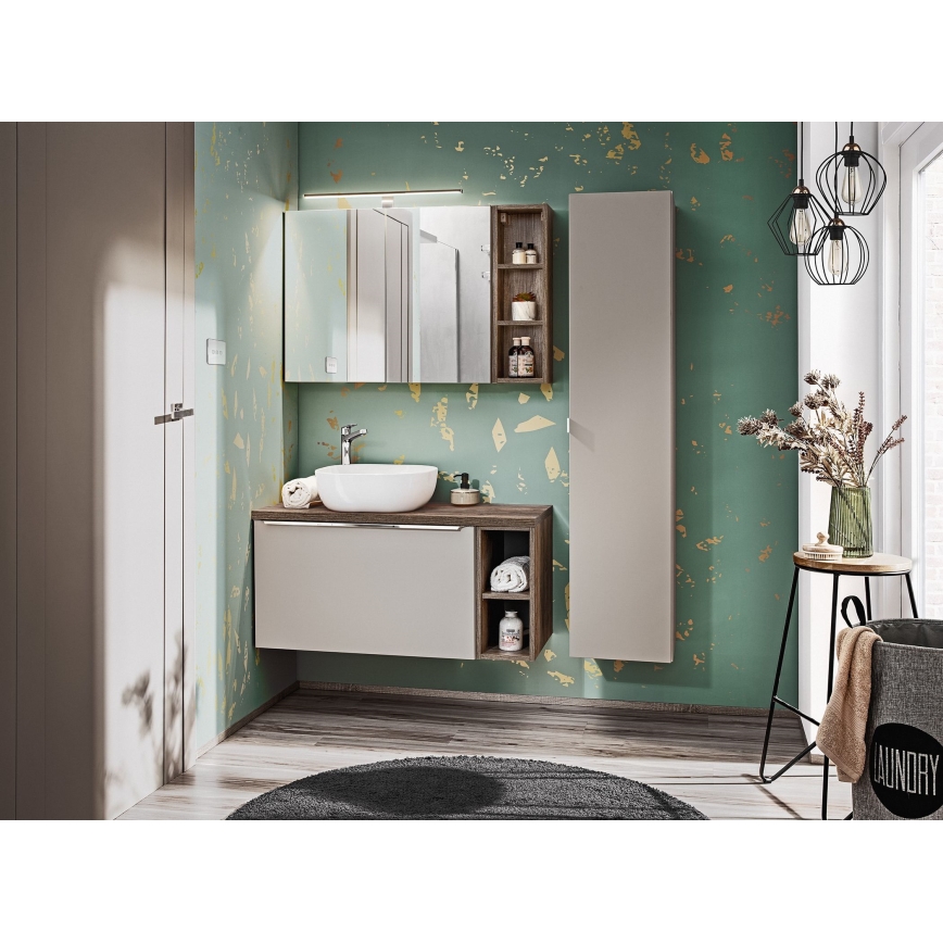 COMAD UM-6252 SMILE 40 DP - Lavabo para encimera SMILE 41x41 cm cerámica/blanco brillante