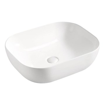 COMAD UM-6254 SMILE 50 DP - Lavabo para encimera SMILE 50x40 cm cerámica/blanco brillante