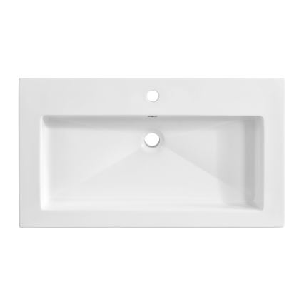COMAD UM-8070 SPIRIT 80 DP - Lavabo encastrado SPIRIT 46x81 cm blanco