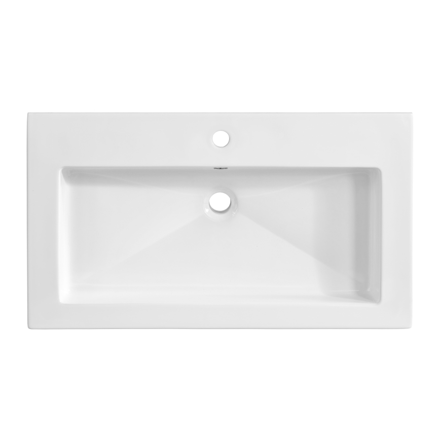 COMAD UM-8070 SPIRIT 80 DP - Lavabo encastrado SPIRIT 46x81 cm blanco
