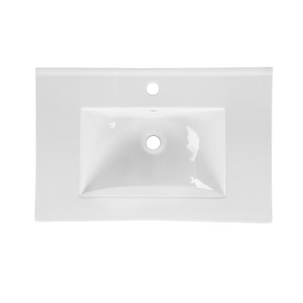 COMAD UM-CFP LAVA 80D DP - Lavabo bajo encimera LAVA 46x81 cm, blanco