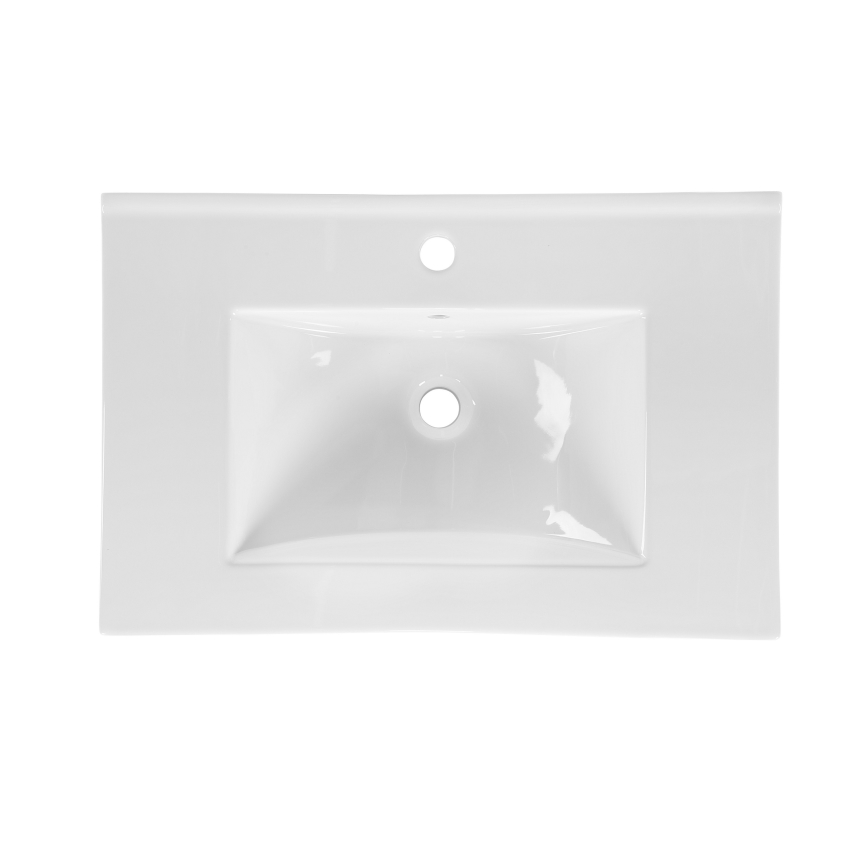 COMAD UM-CFP LAVA 80D DP - Lavabo bajo encimera LAVA 46x81 cm, blanco