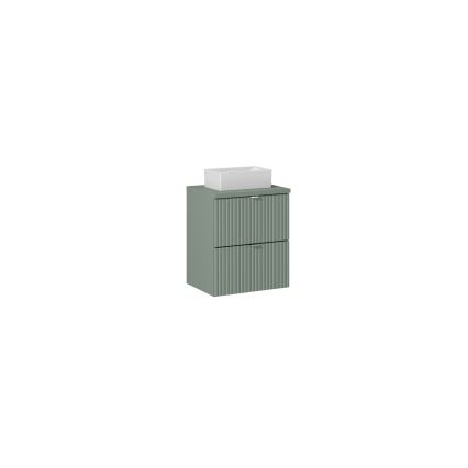 COMAD UN-GAJA35-SW 78570A(35) - Lavabo sobre encimera GAJA 35x22 cm cerámica/blanco brillante