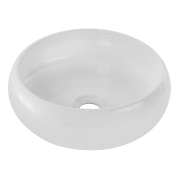 COMAD UN-WIKI-SW - Lavabo sobre encimera WIKI diámetro 36 cm cerámica/blanco brillante