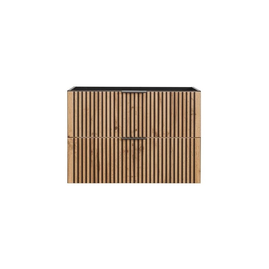 COMAD XILO BLACK WOTAN 82-80-D-2S-Mueble de baño bajo lavabo XILO negro/roble