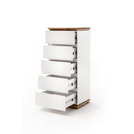 Cómoda ARVI blanco/roble