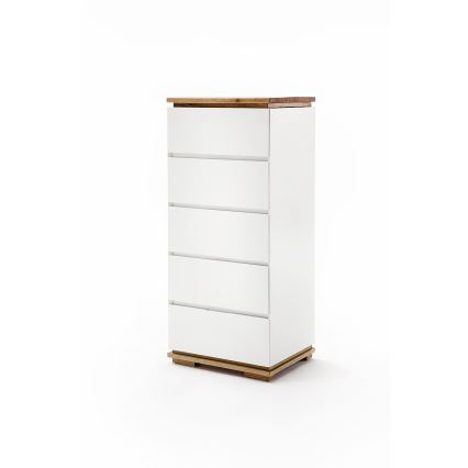 Cómoda ARVI blanco/roble