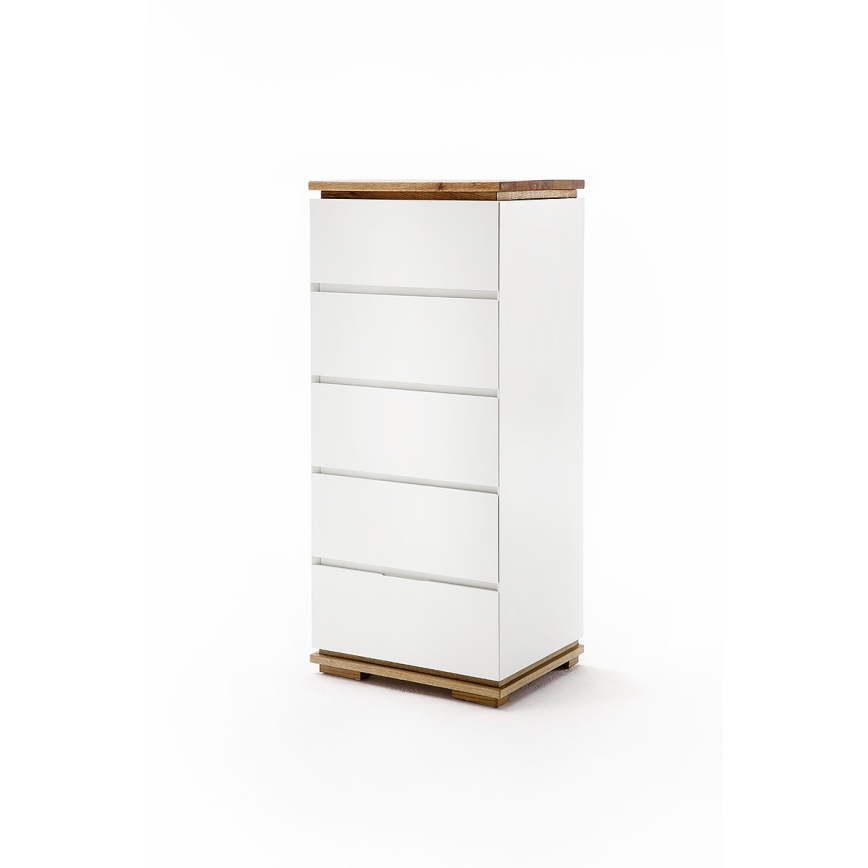 Cómoda ARVI blanco/roble