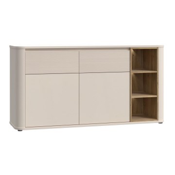 Cómoda BASKO beige/roble