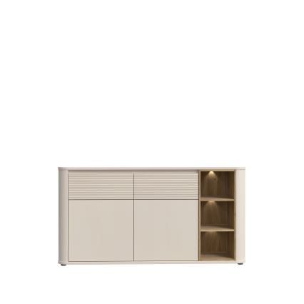 Cómoda BASKO beige/roble