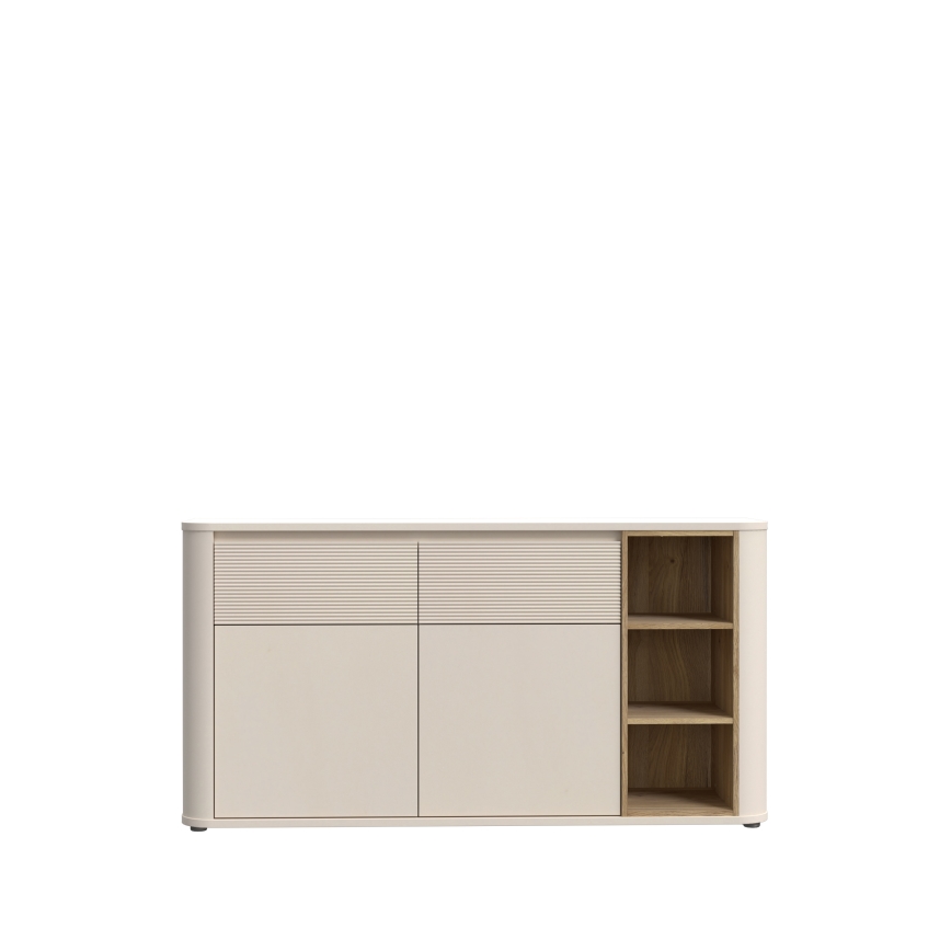 Cómoda BASKO beige/roble