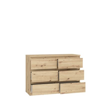Cómoda con cajones MAO en roble Artisan