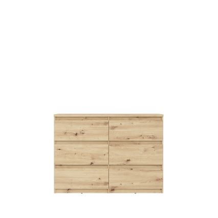 Cómoda con cajones MAO en roble Artisan
