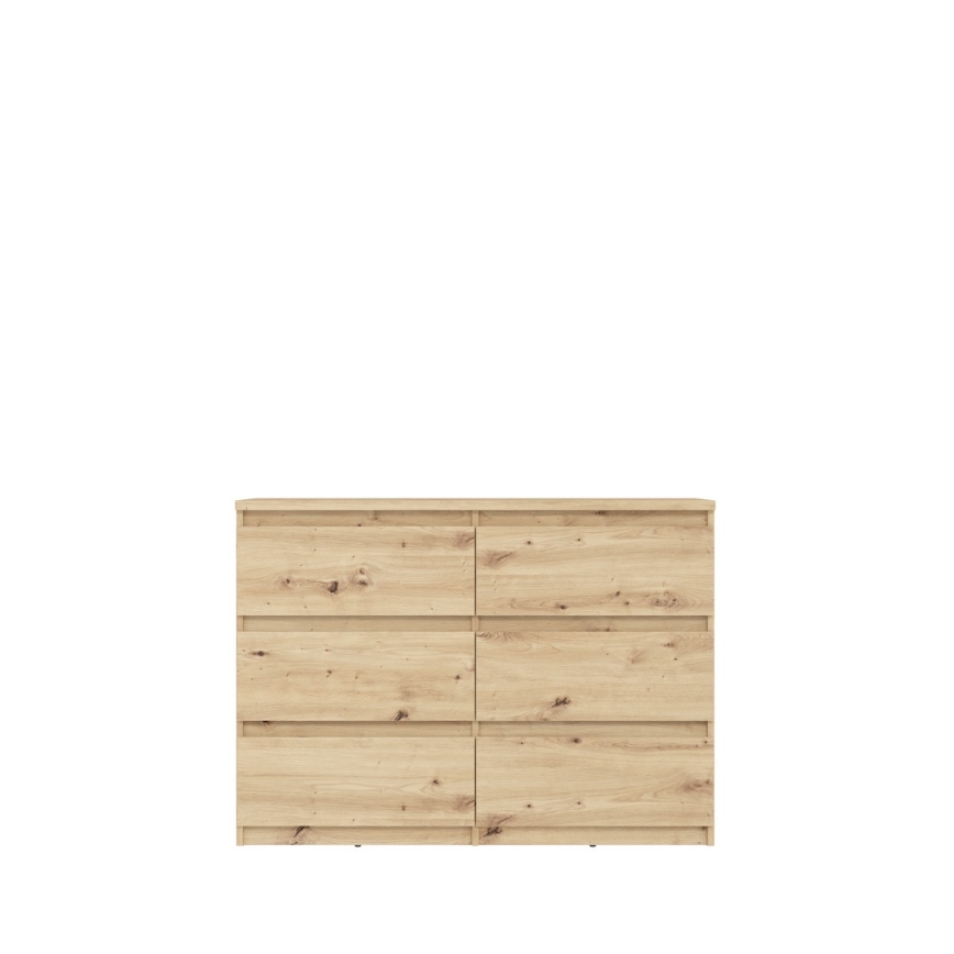 Cómoda con cajones MAO en roble Artisan