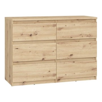 Cómoda con cajones MAO, roble Artisan