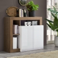 Cómoda LENOR blanca/roble